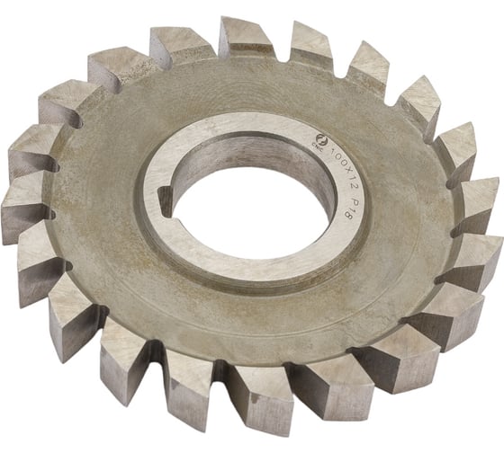 Изображение товара Фреза дисковая пазовая затылованная (100x12x32 мм; Р18; Z=20) CNIC 51602