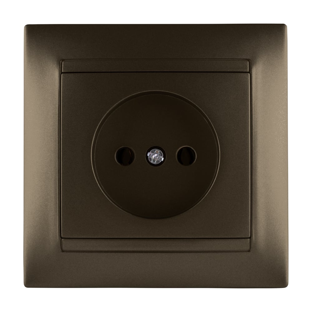 Розетка TDM ELECTRIC 2П 10А 250В бронза Лама SQ1815-0722