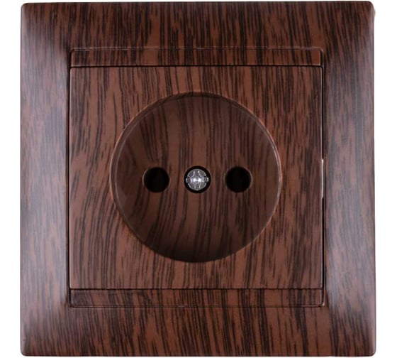 Изображение товара Розетка TDM ELECTRIC 2П 10А 250В венге Лама SQ1815-0422