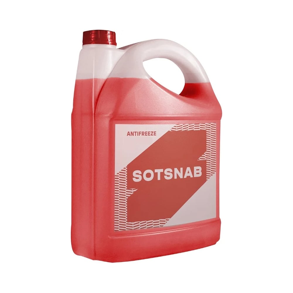 Изображение товара Антифриз SotSnab G12 65, красный, 5 кг АНТG12кр-65.5 Изображение товара Антифриз SotSnab G12 65, красный, 5 кг АНТG12кр-65.5