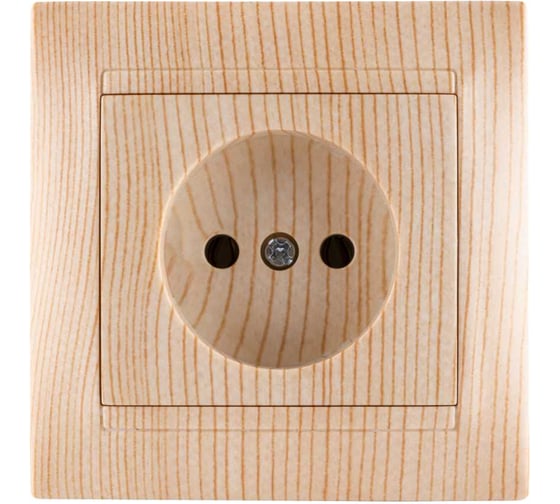 Изображение товара Розетка TDM ELECTRIC 2П 10А 250В сосна Лама SQ1815-0322