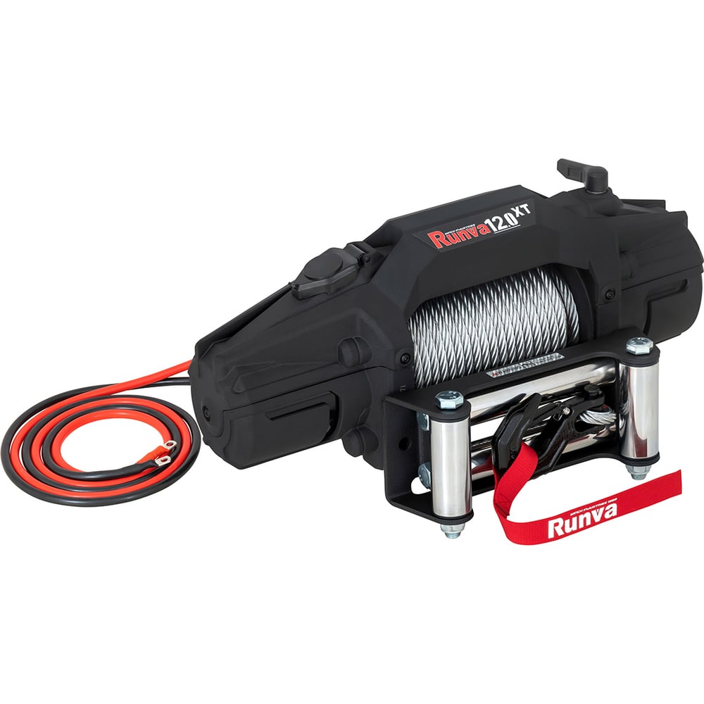 Изображение товара Лебёдка электрическая RUNVA 12V Runva 12000 lbs 5443 кг стальной трос EWXT12000F