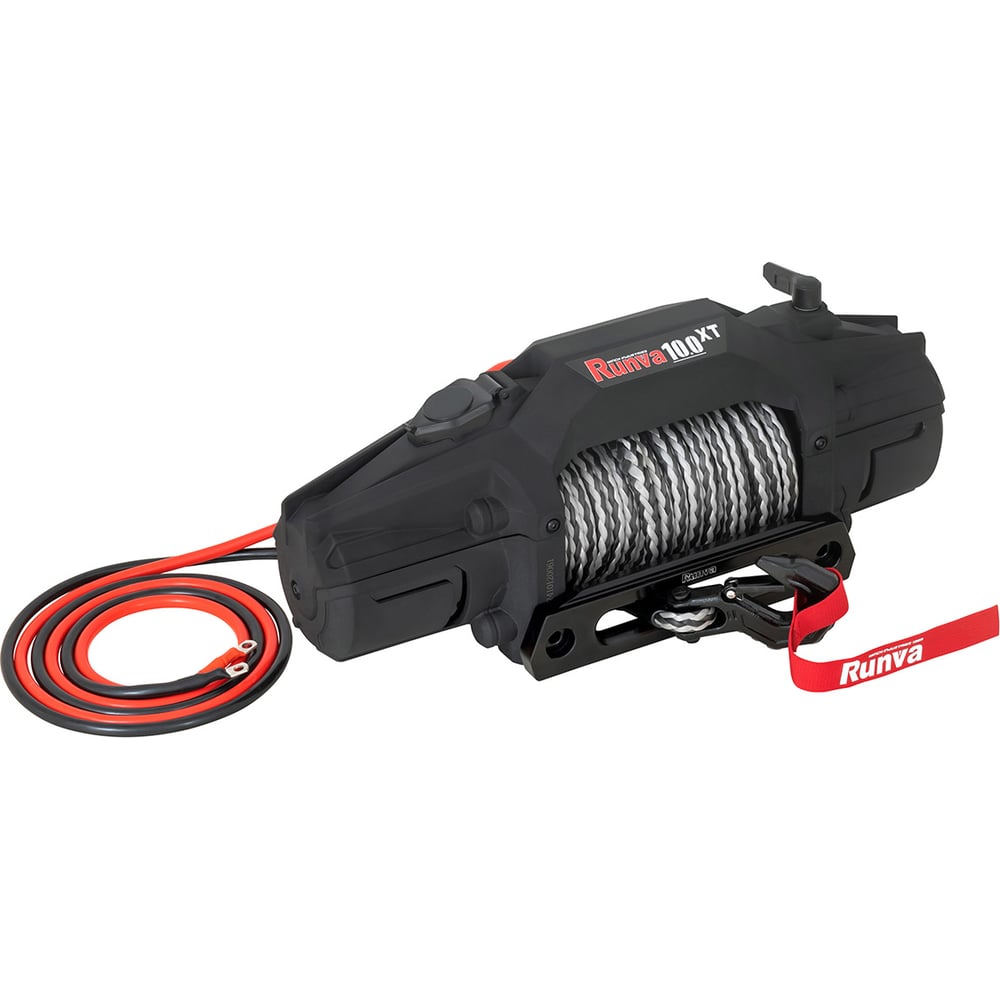 Лебёдка электрическая RUNVA 12V Runva 10000 lbs 4500 кг синтетический трос EWXT10000FSR