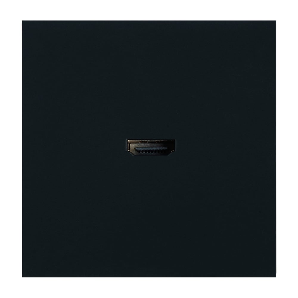 Изображение товара Розетка HDMI STEKKER 2.0 Type A (механизм), серия Мия, RST00-3118-05, черный б 50828