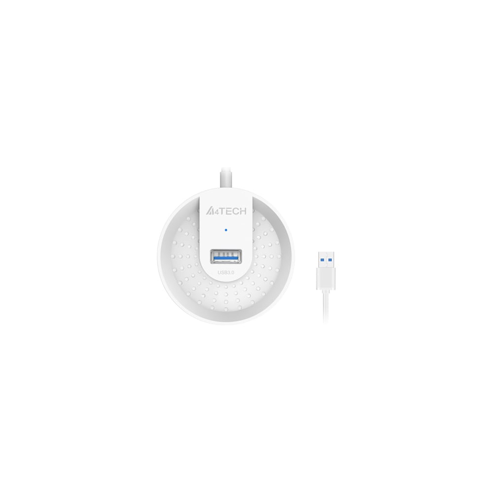 Изображение товара Разветвитель A4TECH USB 3.0 HUB-30 4 порта белый 1874613