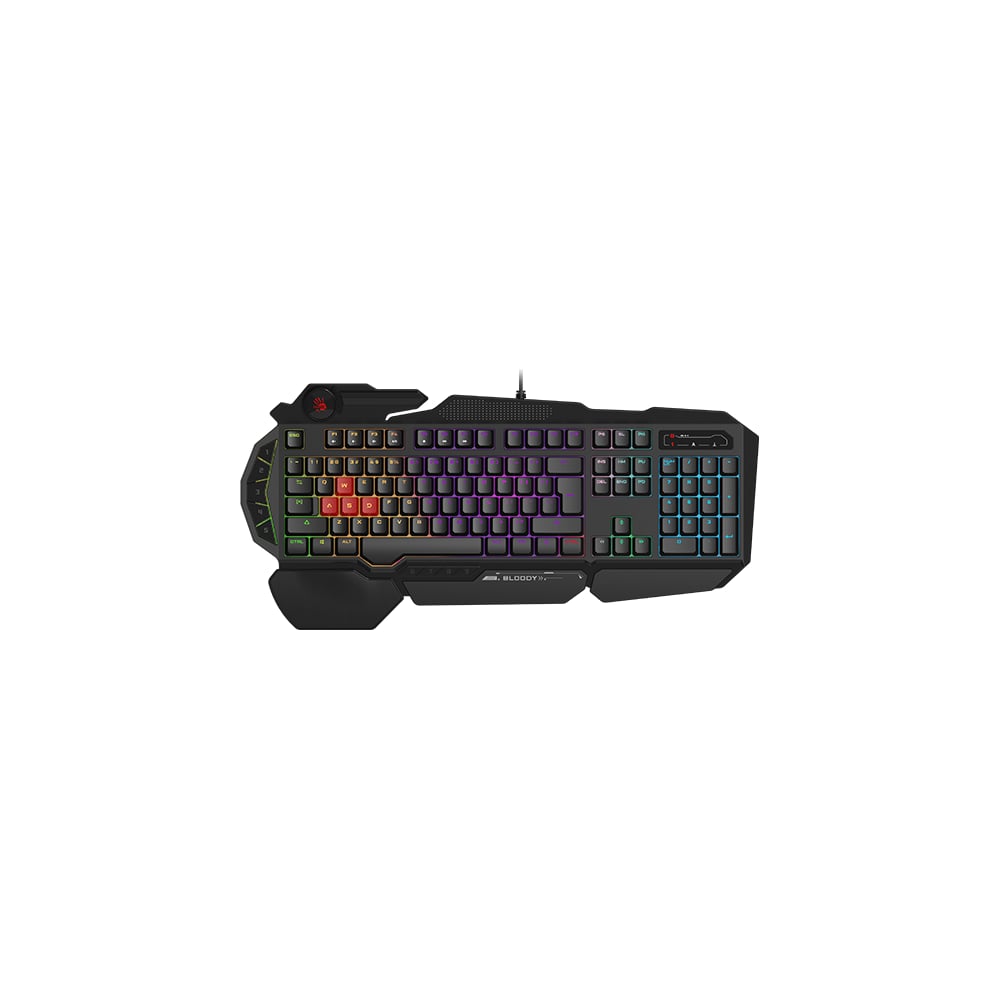 Изображение товара Клавиатура A4TECH B310N черный USB Multimedia for gamer LED кабель 1.8м 1836730