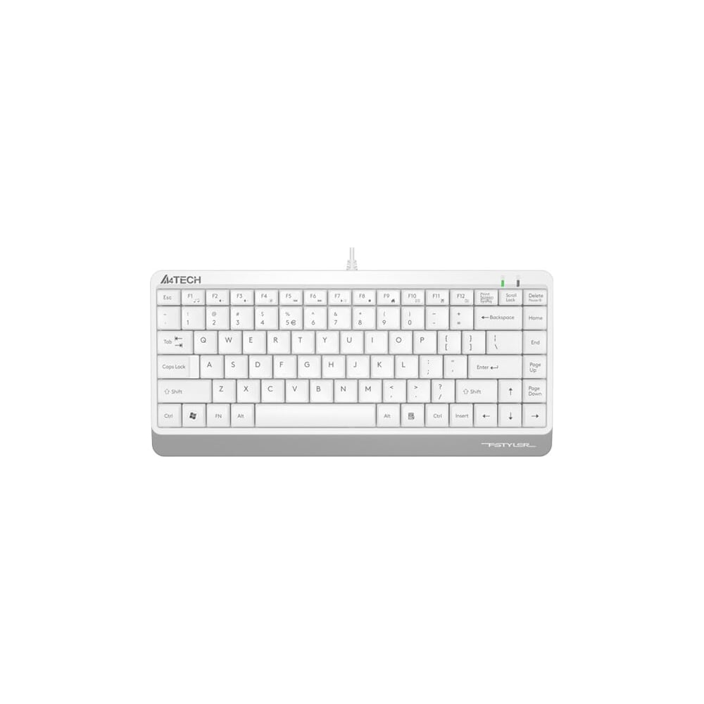 Изображение товара Клавиатура A4TECH FK11 белый USB slim (FK11 USB (WHITE)) кабель 1.5м 1391318 Изображение товара Клавиатура A4TECH FK11 белый USB slim (FK11 USB (WHITE)) кабель 1.5м 1391318