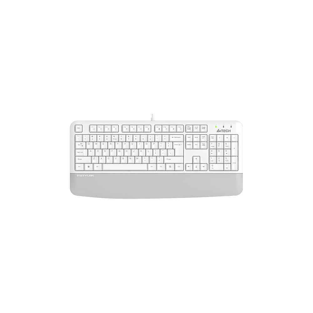 Изображение товара Клавиатура A4TECH Fstyler FK20 белый USB Multimedia (FK20) кабель 1.5м 2130411