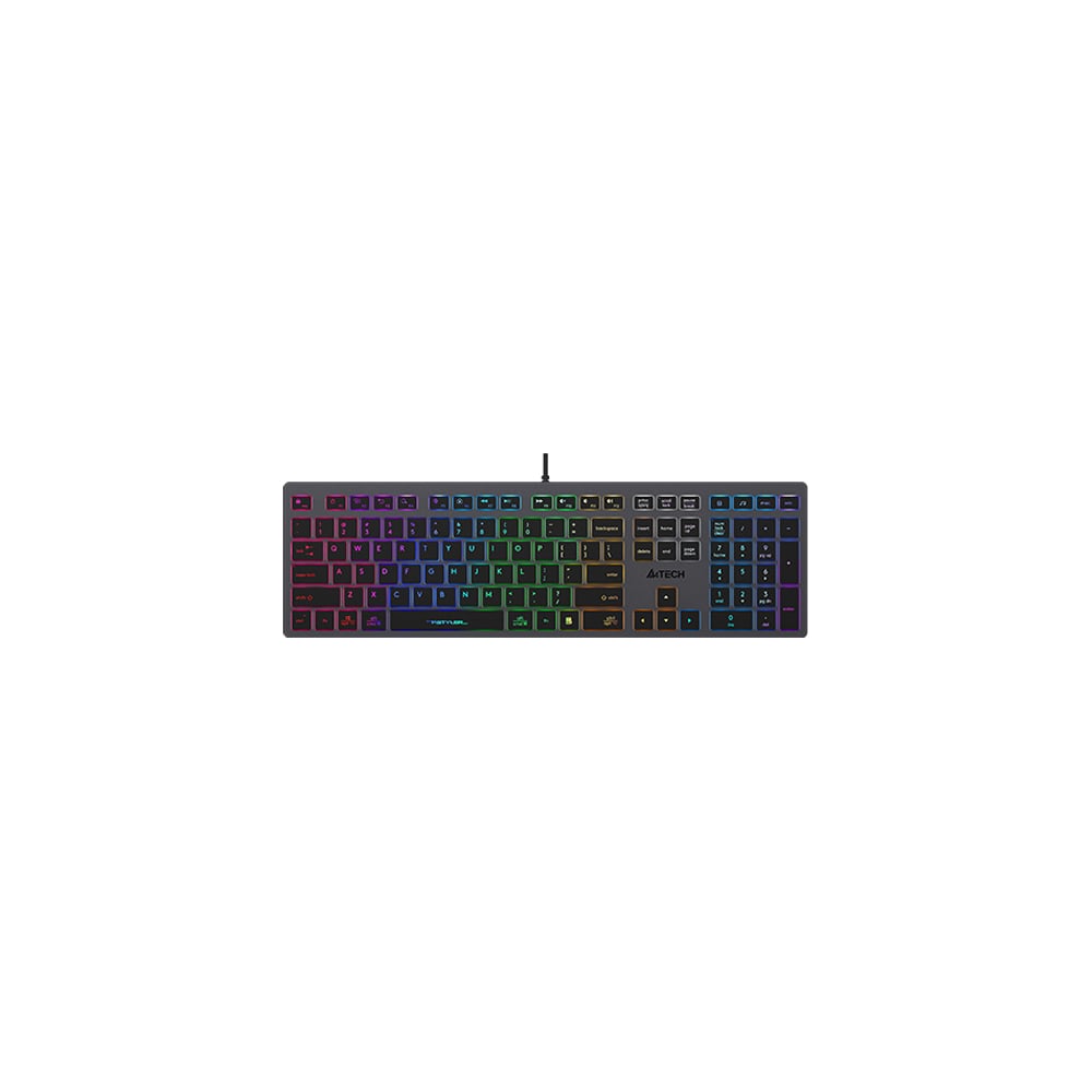 Изображение товара Клавиатура A4TECH FX60H серый USB slim LED (FX60H GREY/NEON) кабель 1.5м 1787860 Изображение товара Клавиатура A4TECH FX60H серый USB slim LED (FX60H GREY/NEON) кабель 1.5м 1787860