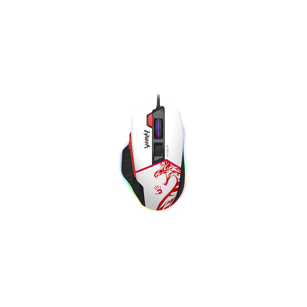 Изображение товара Мышь A4TECH Bloody W95 Max Naraka белый/рисунок оптическая 12000dpi USB 10but 1874609 Изображение товара Мышь A4TECH Bloody W95 Max Naraka белый/рисунок оптическая 12000dpi USB 10but 1874609