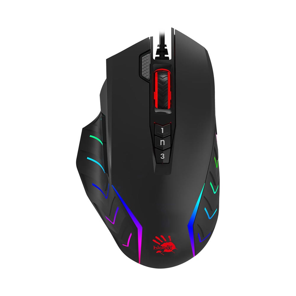 Изображение товара Мышь A4TECH Bloody J95s черный оптическая 8000dpi USB 9but (J95S STONE BLACK ACTIVATED) 1379879 Изображение товара Мышь A4TECH Bloody J95s черный оптическая 8000dpi USB 9but (J95S STONE BLACK ACTIVATED) 1379879