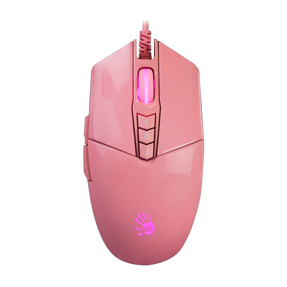 Изображение товара Мышь A4TECH Bloody P91s розовый оптическая 8000dpi USB 8but (P91S PINK ACTIVATED) 1379883 Изображение товара Мышь A4TECH Bloody P91s розовый оптическая 8000dpi USB 8but (P91S PINK ACTIVATED) 1379883