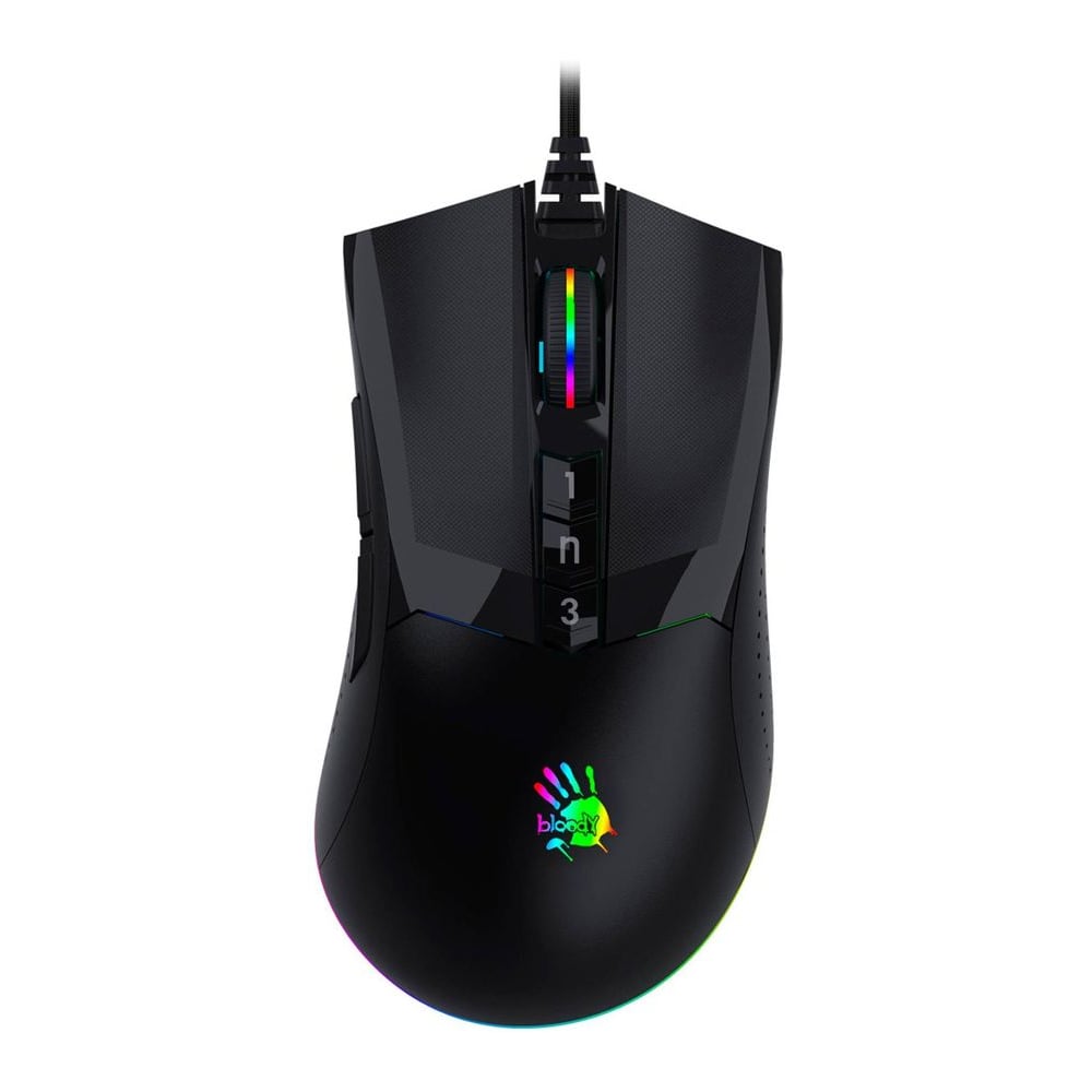 Изображение товара Мышь A4TECH Bloody W90 Max черный оптическая 10000dpi USB 7but (W90 MAX ( STONE BLACK)) 1431298 Изображение товара Мышь A4TECH Bloody W90 Max черный оптическая 10000dpi USB 7but (W90 MAX ( STONE BLACK)) 1431298