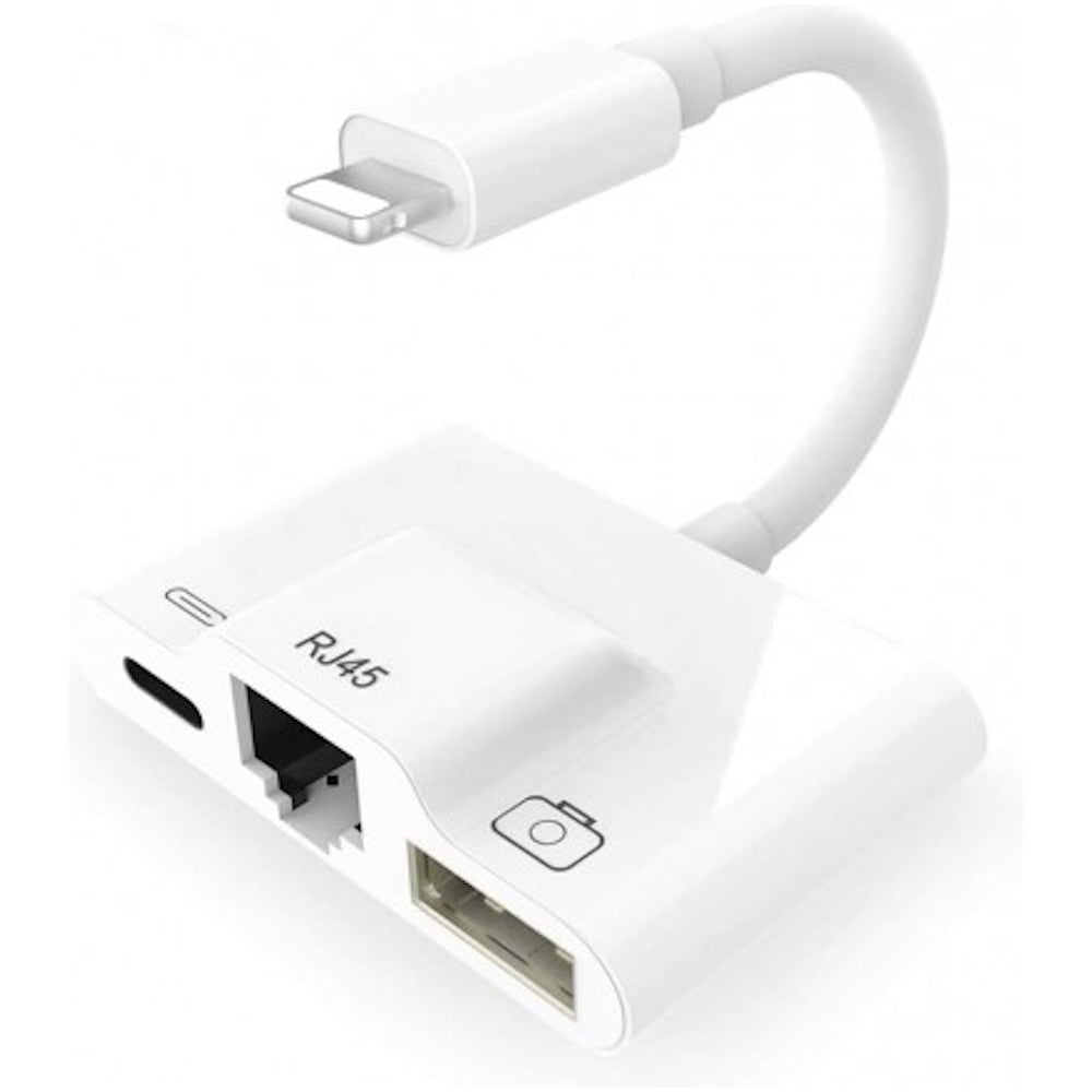 Изображение товара Адаптер KS-is Lightning USB 3 в 1 () KS-442