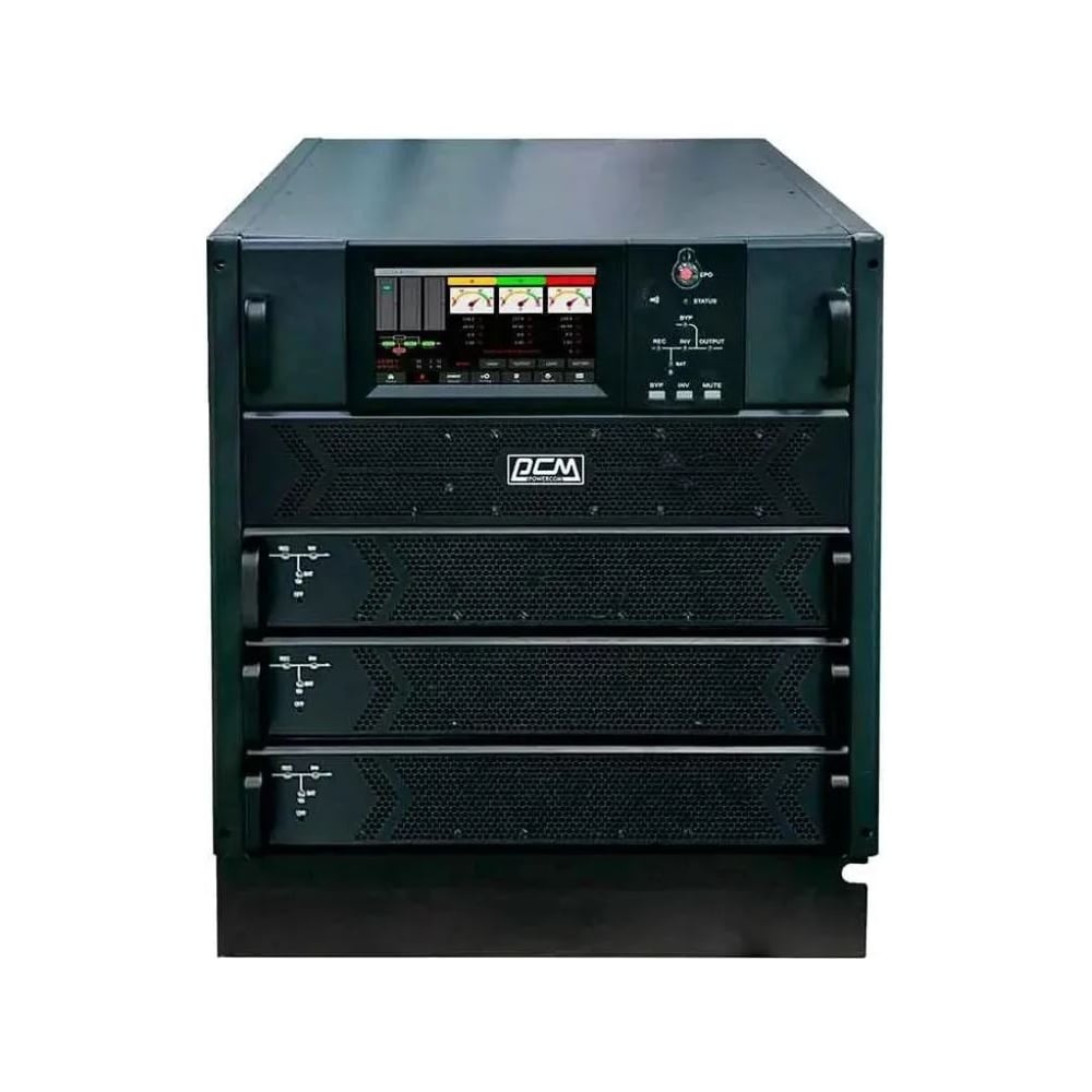 Изображение товара Источник бесперебойного питания Powercom Vanguard-II-33 VGD-II-45R33 (Empty modular cabinet) 45000Вт 1795961 Изображение товара Источник бесперебойного питания Powercom Vanguard-II-33 VGD-II-45R33 (Empty modular cabinet) 45000Вт 1795961