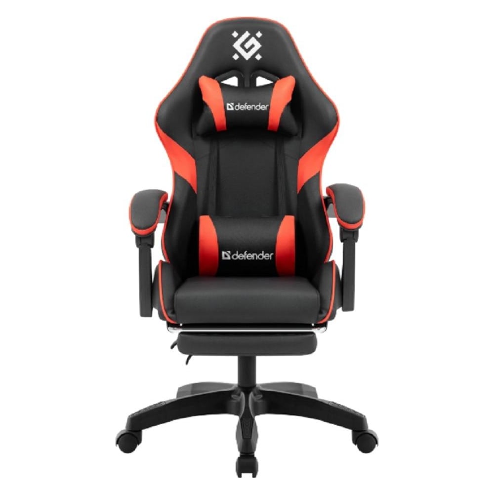 Изображение товара Кресло игровое DEFENDER Serenity черный/красный, класс 2, PU, подножка 64807 Изображение товара Кресло игровое DEFENDER Serenity черный/красный, класс 2, PU, подножка 64807