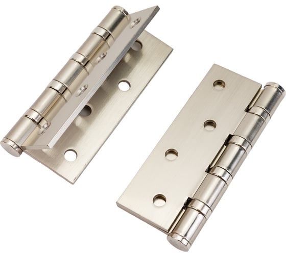 Изображение товара Универсальная петля Вантаж 100x75x3 мат. никель, 2 шт. B4-SN