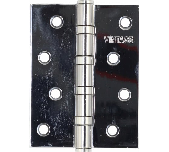 Изображение товара Универсальная петля Вантаж 100x75x2,5 хром, 2 шт. 4BB-CP
