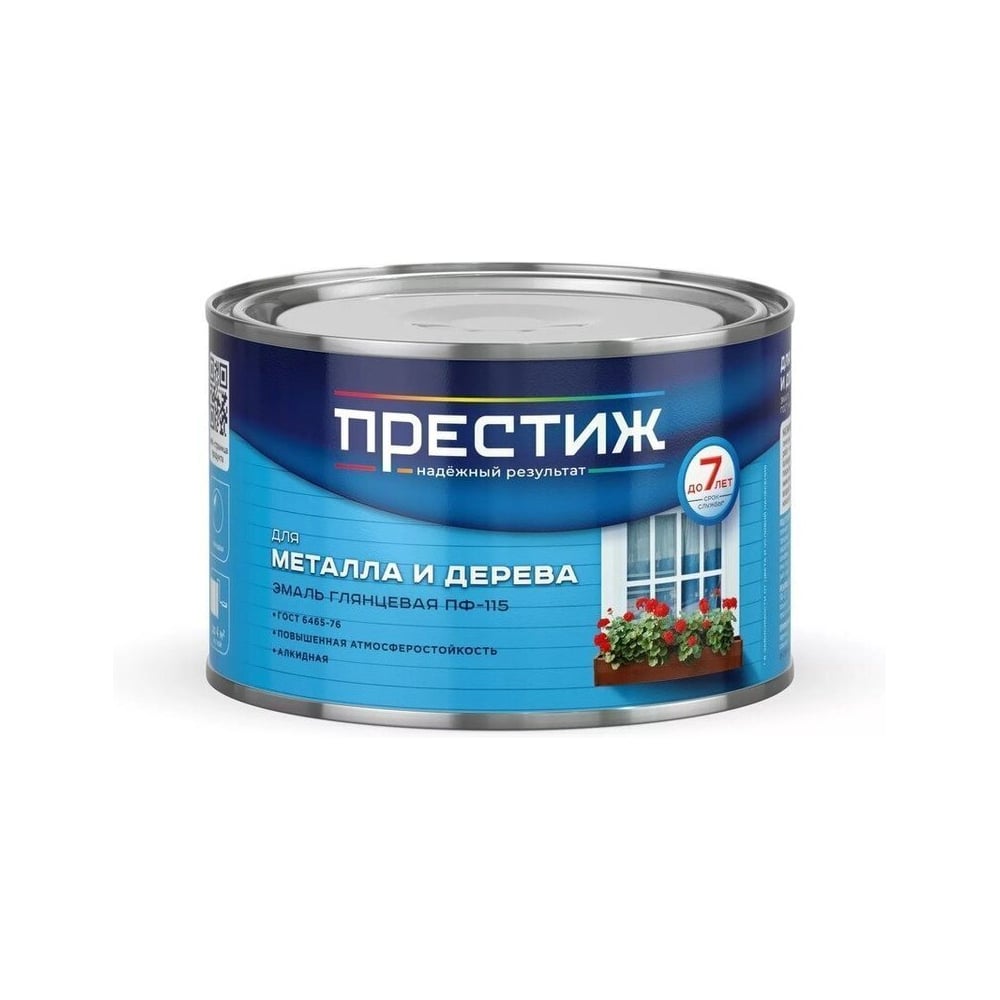 Изображение товара Эмаль ПФ-115 для металла и дерева Престиж алкидная, глянцевая, 0,4 кг, синяя 48132 Изображение товара Эмаль ПФ-115 для металла и дерева Престиж алкидная, глянцевая, 0,4 кг, синяя 48132