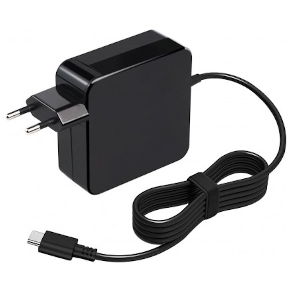 Изображение товара Универсальный блок питания KS-is PD USB-C от электрической сети 65Вт, черный корпус KS-451L1B Изображение товара Универсальный блок питания KS-is PD USB-C от электрической сети 65Вт, черный корпус KS-451L1B
