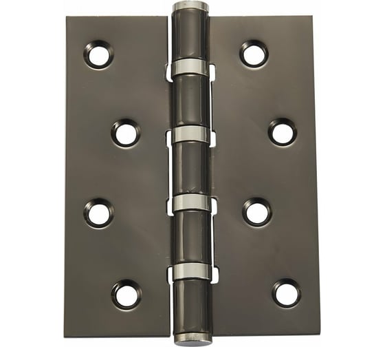 Изображение товара Универсальная петля Вантаж 100x75x3 черн. никель, 2 шт. B4-BN