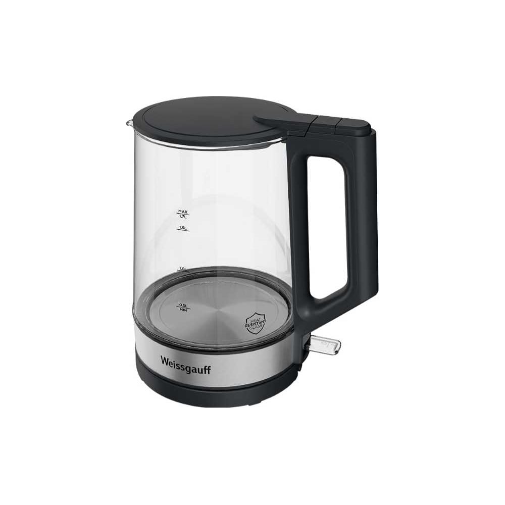 Изображение товара Чайник электрический Weissgauff WK1700 Eco Glass Graphite 437950