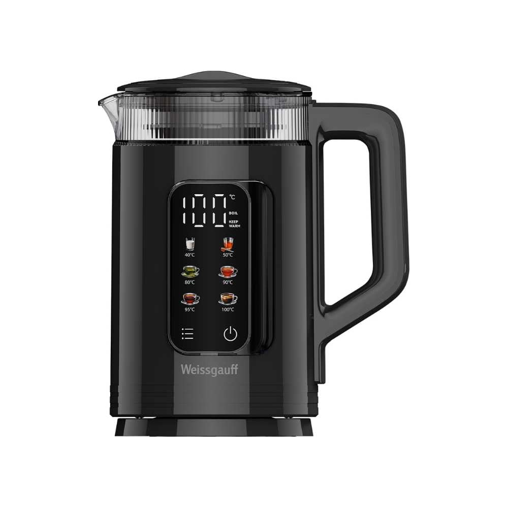Изображение товара Чайник электрический Weissgauff WK1540 Easy Fill Db Touch Body Cool 440284 Изображение товара Чайник электрический Weissgauff WK1540 Easy Fill Db Touch Body Cool 440284
