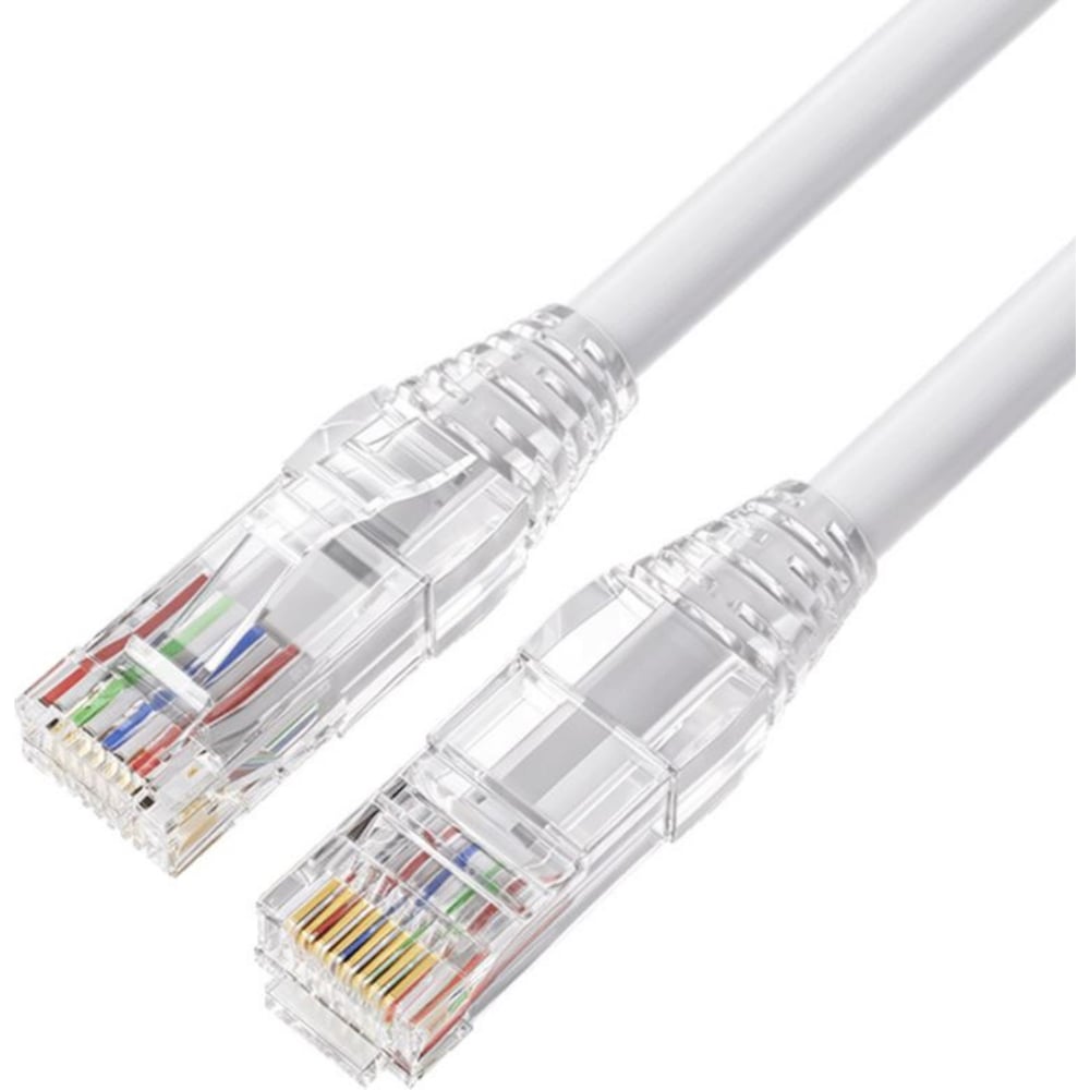 Изображение товара Кабель патч-корд Filum U/UTP 6 кат. 5м FL-PC-U6-5.0-LSZH-WT 24AWG (7х0.20 мм), чистая медь, LSZH, белый 00-01276497 Изображение товара Кабель патч-корд Filum U/UTP 6 кат. 5м FL-PC-U6-5.0-LSZH-WT 24AWG (7х0.20 мм), чистая медь, LSZH, белый 00-01276497