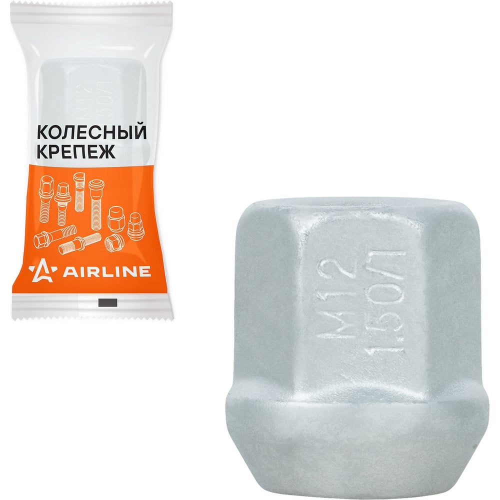 Изображение товара Гайка колесная AIRLINE M12x1.5x25, конус, ключ 19, открытая, дакромет, 1 шт для Chevrolet/Daewoo ASCR213 Изображение товара Гайка колесная AIRLINE M12x1.5x25, конус, ключ 19, открытая, дакромет, 1 шт для Chevrolet/Daewoo ASCR213