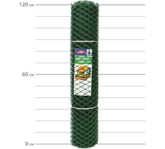Изображение товара Заборная решетка ПРОТЭКТ Эконом 1.2х10 м, хаки З-35/1,2/10 х