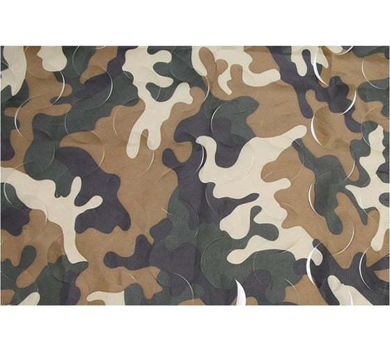 Изображение товара Маскировочная сеть ПРОТЭКТ Камуфляж Россия 2х6 м, зеленый/темно-зеленый КР-6