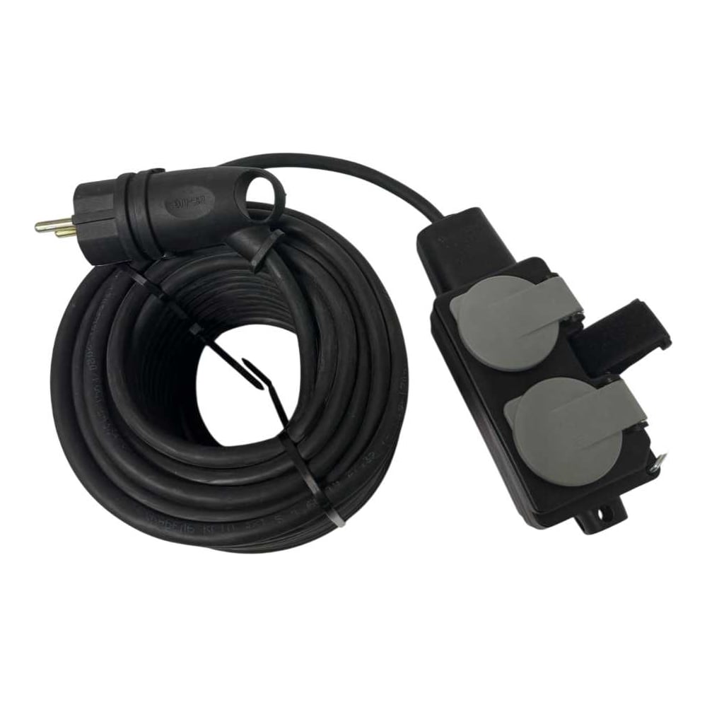 Изображение товара ТОРЭЛЕКТРО Удлинитель силовой серии ВОЛЬТПРОМ КГ 3х2,5 на колодке ПРОФ 4 гнезда 60м (с/з) IP44. ВП542