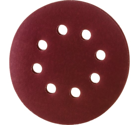Изображение товара Круг шлифовальный перфорированный, 8 отверстий, 125 мм, P1500, 5 шт Росомаха 438815