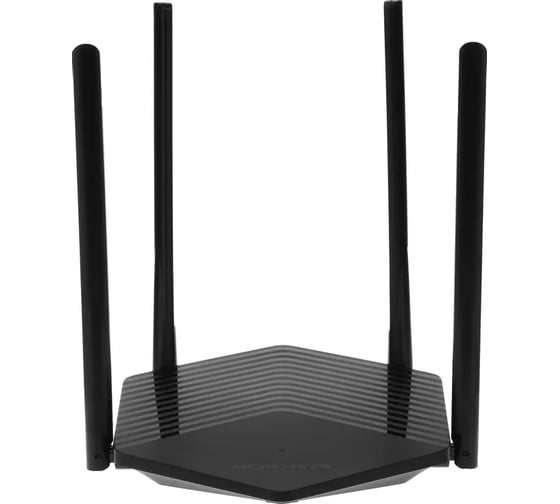 Изображение товара Роутер беспроводной черный Mercusys AX1500 10/100/1000BASE-TX MR60X