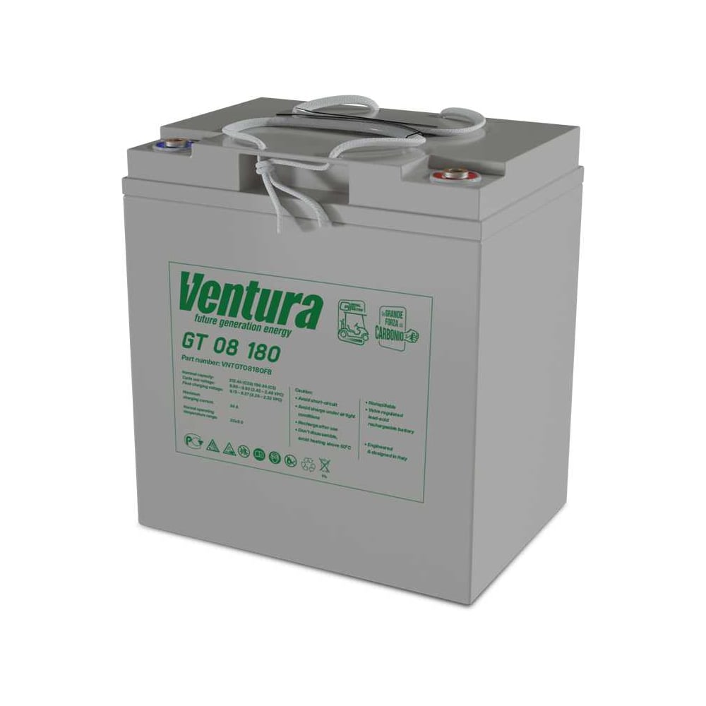 Изображение товара Аккумуляторная батарея тяговая Ventura GT 08 180 Изображение товара Аккумуляторная батарея тяговая Ventura GT 08 180