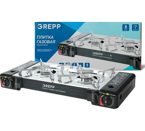 Изображение товара Газовая портативная двухкомфорочная плитка Ladina 400-102