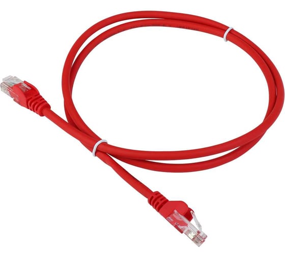 Изображение товара LANMASTER Патч-корд RJ45 - RJ45, 4 пары, UTP, категория 5е, 14 м, красный, LSZH, LAN-PC45/U5E-14-RD
