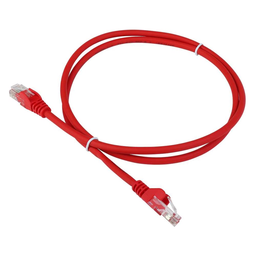 Изображение товара LANMASTER Патч-корд RJ45 - RJ45, 4 пары, UTP, категория 5е, 9 м, красный, LSZH, LAN-PC45/U5E-9.0-RD Изображение товара LANMASTER Патч-корд RJ45 - RJ45, 4 пары, UTP, категория 5е, 9 м, красный, LSZH, LAN-PC45/U5E-9.0-RD