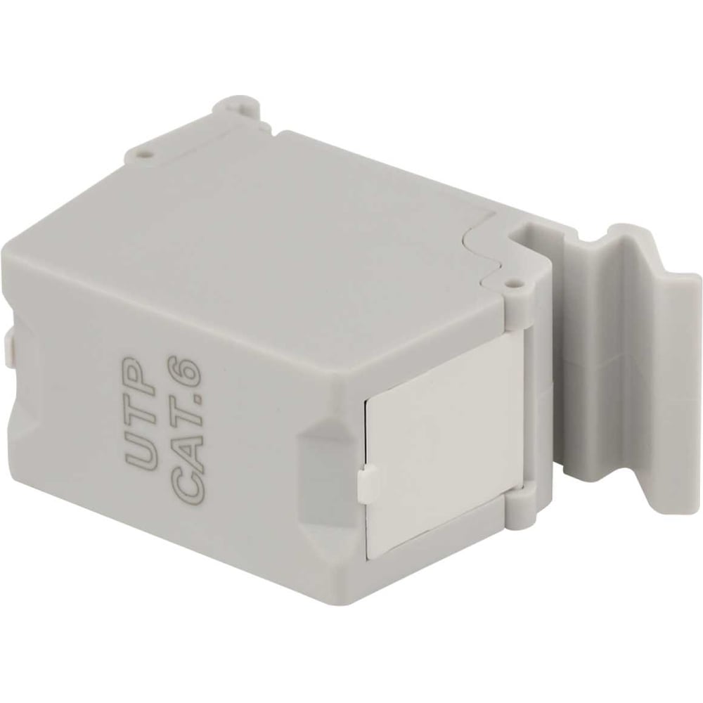 Изображение товара LANMASTER Повторитель портов RJ45 на DIN-рейку, неэкранированный, кат.6, формата Keystone, со шторками, белый, LAN-DRF-KCP45U6-WH Изображение товара LANMASTER Повторитель портов RJ45 на DIN-рейку, неэкранированный, кат.6, формата Keystone, со шторками, белый, LAN-DRF-KCP45U6-WH