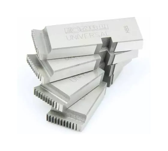 Изображение товара Гребенки резьбонарезные TD-tools BSPP 1-2, 9Crsi (профиль 27x9.5мм, Ridgid-type) TD-22130201
