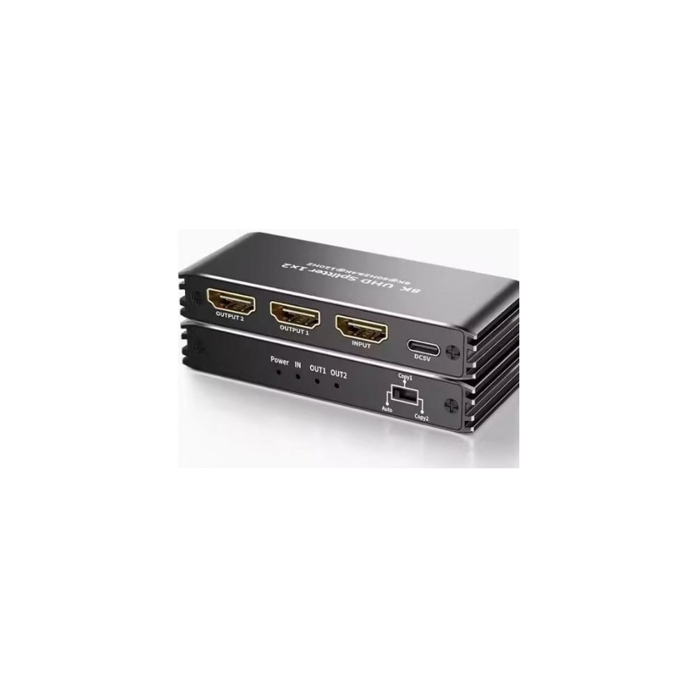 Изображение товара Активный разветвитель KS-is HDMI 8K 1 вход 2 выхода KS-737A Изображение товара Активный разветвитель KS-is HDMI 8K 1 вход 2 выхода KS-737A