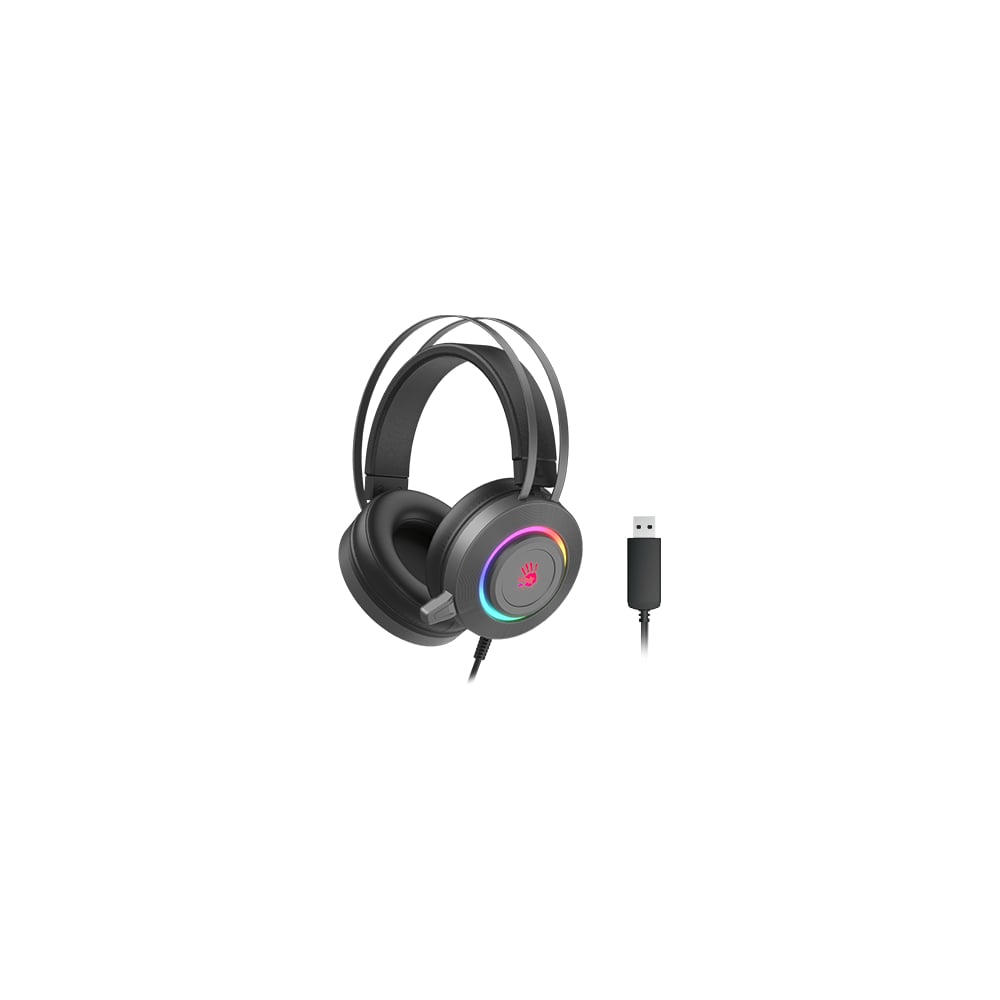 Изображение товара Наушники с микрофоном A4TECH Bloody G521S серый 2.3м мониторные USB (G521S) 2028415
