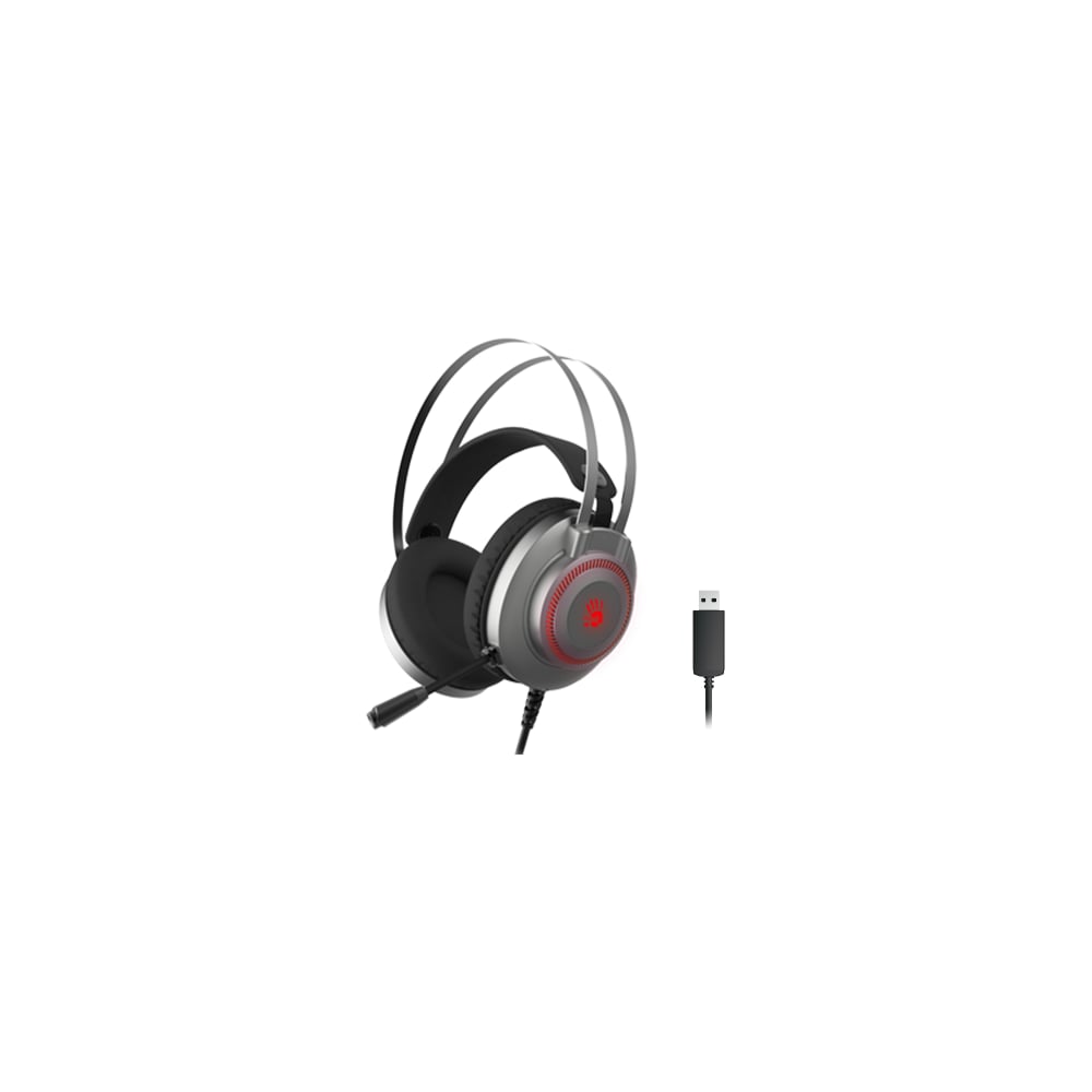 Изображение товара Наушники с микрофоном A4TECH Bloody J200S серый 2м мониторные USB (J200S) 1677909