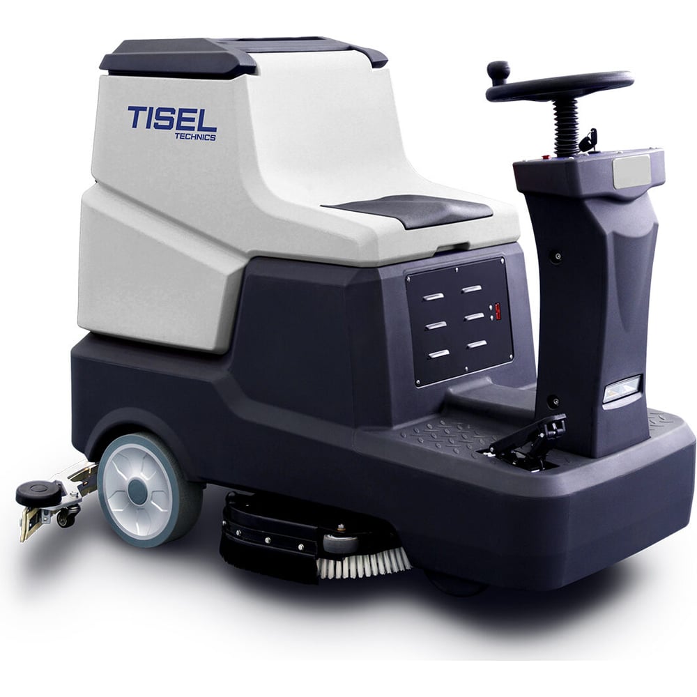 Поломоечная самоходная машина TISELTECHNICS TISEL SB810 с сидением для оператора ,объем бака 120л ,АКБ литий 24В/205Ач,ЗУ 24В/50Ач,щетки в комплекте НФ-00006182