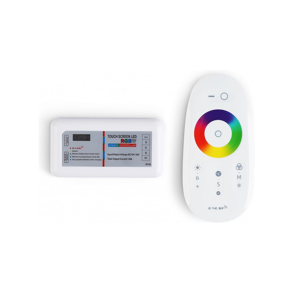Изображение товара Контроллер для светодиодных лент Ambrella Light RGB/RGBW с радио пультом 2.4G LED Strip GS11451 Изображение товара Контроллер для светодиодных лент Ambrella Light RGB/RGBW с радио пультом 2.4G LED Strip GS11451