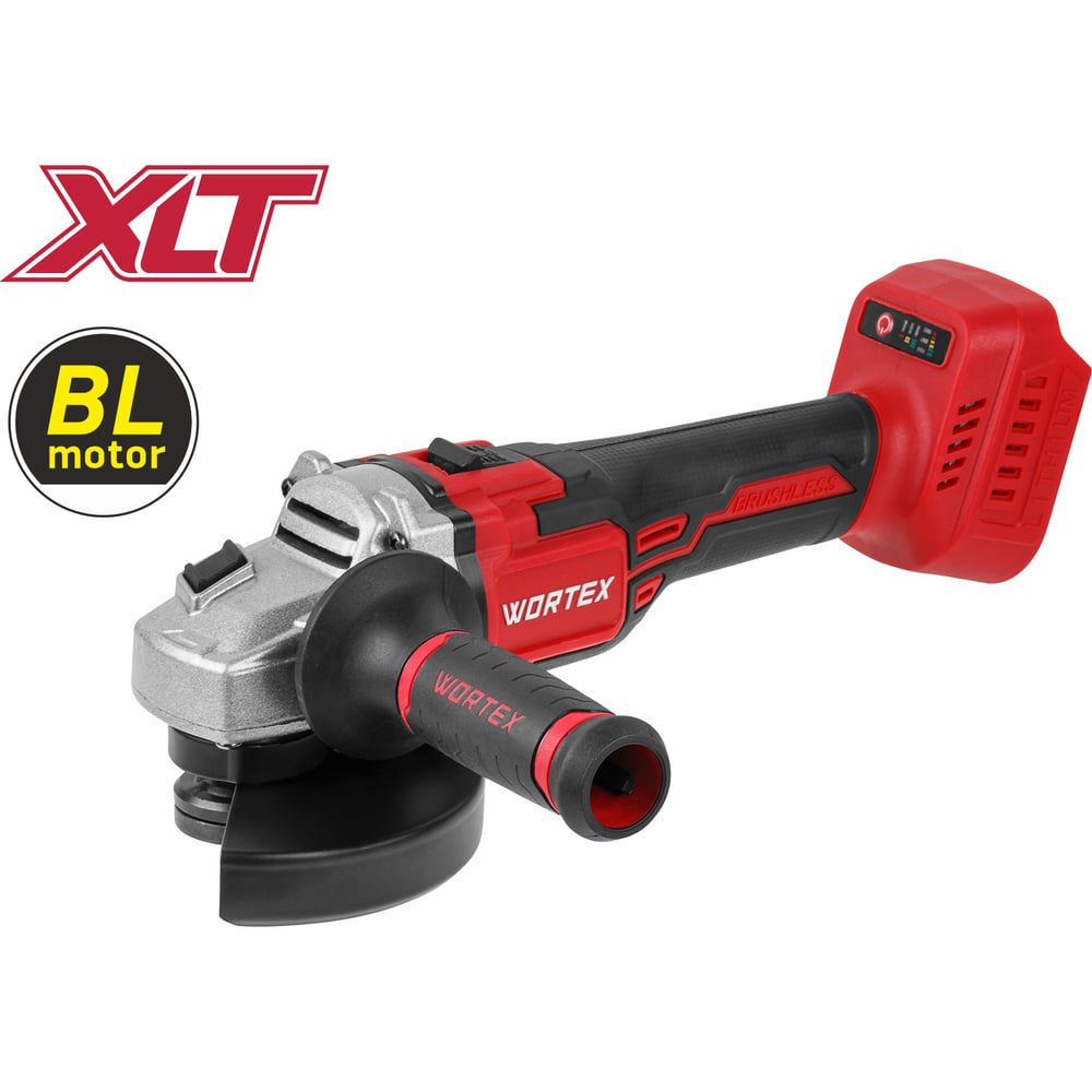 Аккум. углошлифмашина WORTEX CAG 1812 S в кор. ALL1 XLT SOLO БЕСЩЕТ., 18 В, 125 мм, 9600 об/мин ЦИ-0317426312