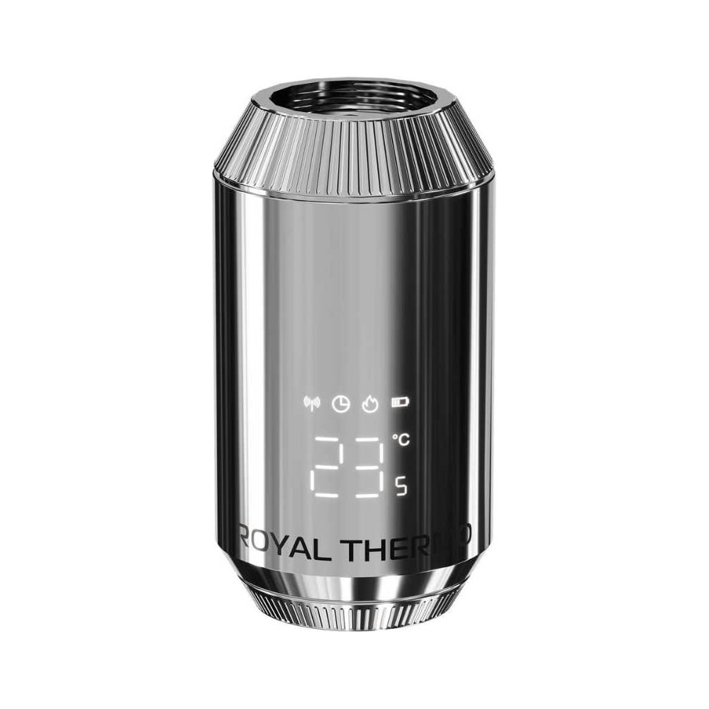 Изображение товара Термостат радиаторный электронный Royal Thermo Smart Heat 2.0, хром НС-1819816 Изображение товара Термостат радиаторный электронный Royal Thermo Smart Heat 2.0, хром НС-1819816