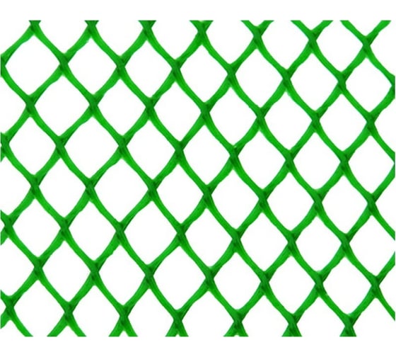 Изображение товара Сетка для ограждения клумбы ПРОТЭКТ 0.4х10 м, зеленый Ф-7/0,4/10 з