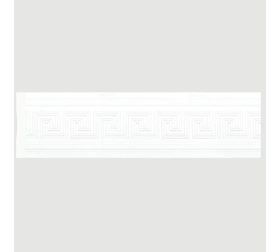 Изображение товара Молдинг Cosca Decor 80-3 Меандр интерьерный багет, белый матовый СПБ048179