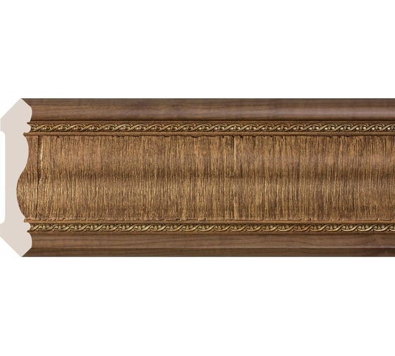Изображение товара Карниз Cosca Decor 174-3 интерьерный багет, 60 мм, дуб темный СПБ016766